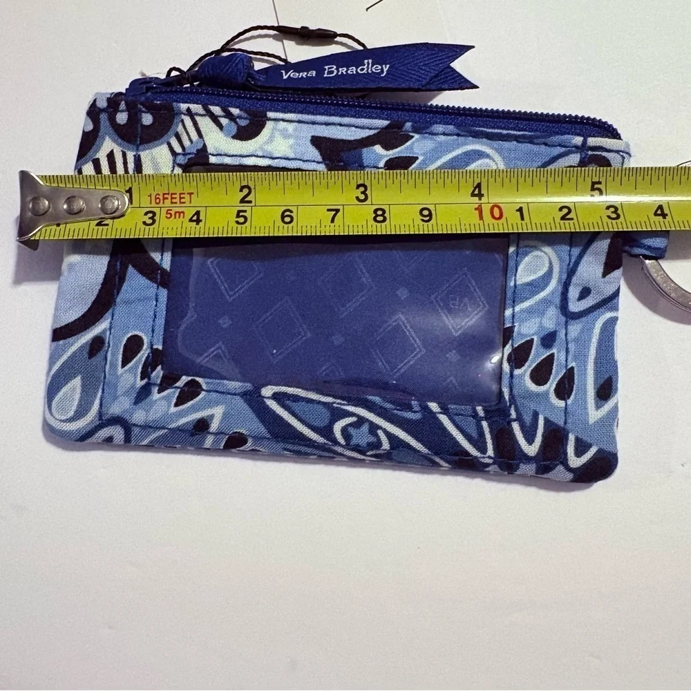 Vera Bradley Blue Star Medallion ID wallet
